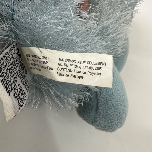 GANZ Webkinz Fuzzy HIPPO Hairy small Blue - Picture 9 of 11